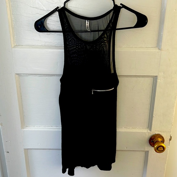 Splash Tops - Black Tank Top